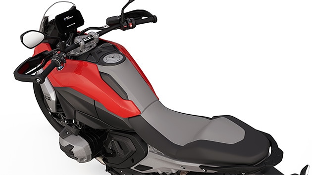 La ligne fluide reliant le réservoir et la selle de la BMW R 1300 GS de BMW Motorrad