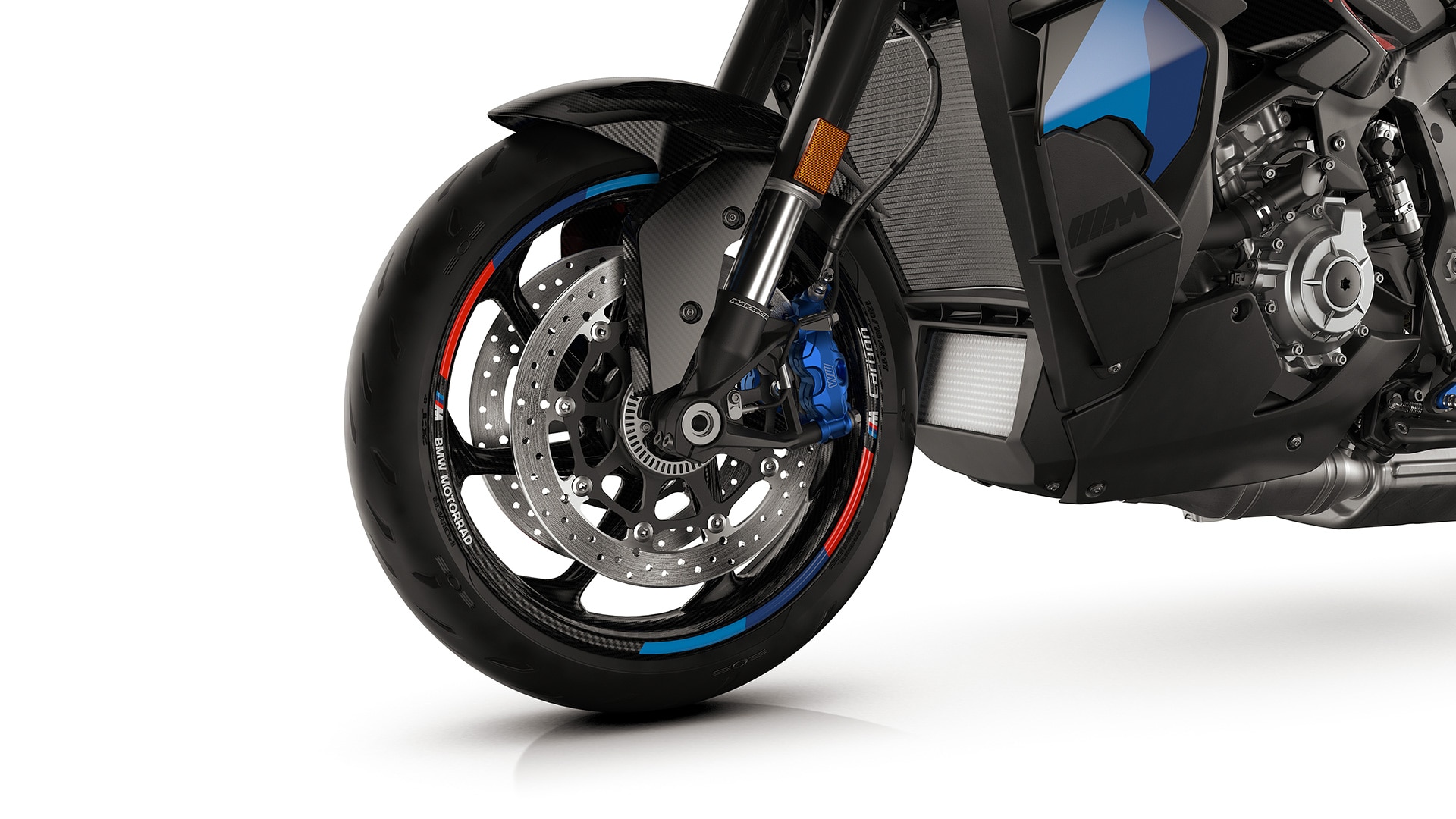 Les roues en carbone M optionnelles de la BMW M 1000 XR de BMW Motorrad