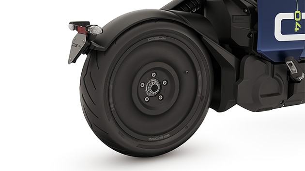 La roue à disque du CE 04 de BMW Motorrad